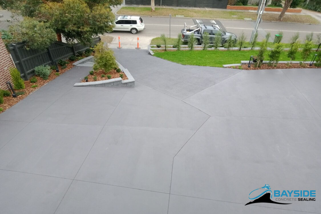 Sealed concrete surface with clean protective finish in Melbourne