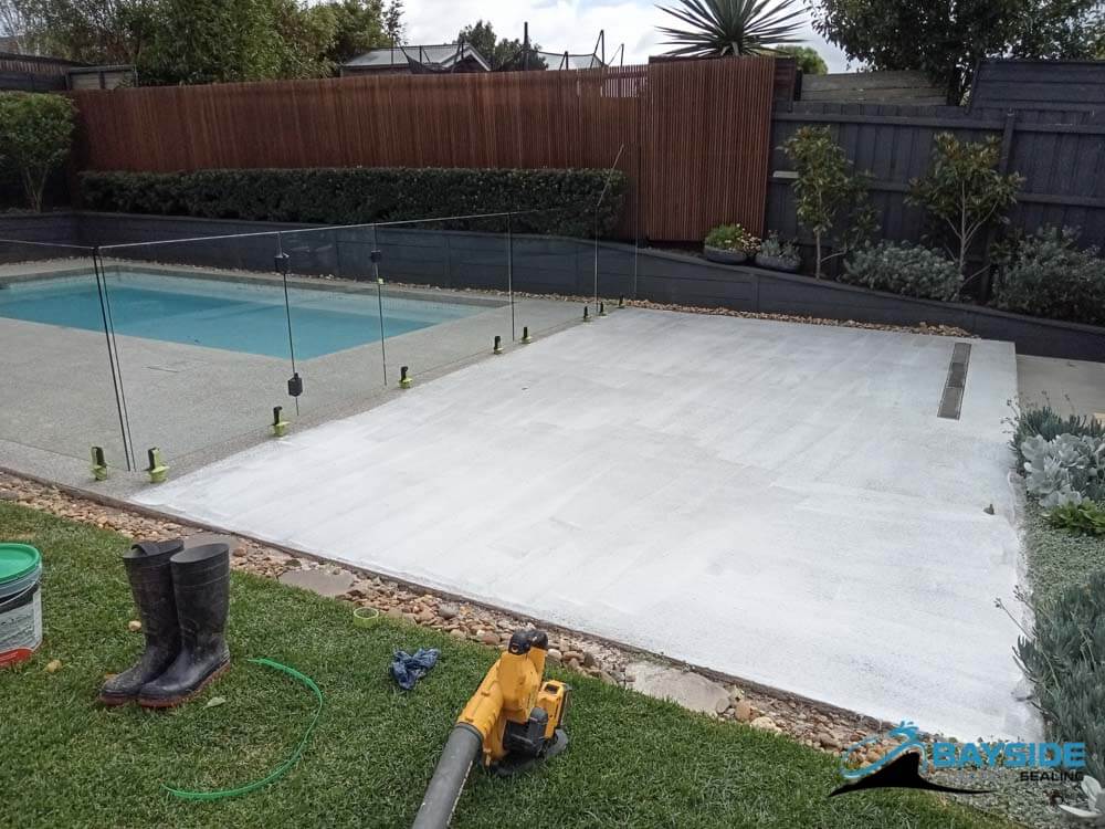 Fresh Nutech sealing system applied after strip and prepare