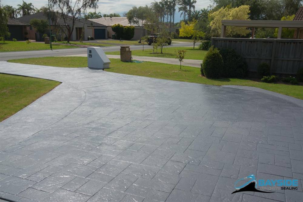 Restored concrete surface with professional sealer